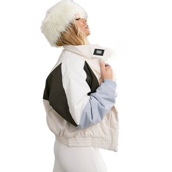 ASOS 4505 Ski & Snow Color Block Jacket in Pastel Multi - Size 18 - Picture 5 of 10